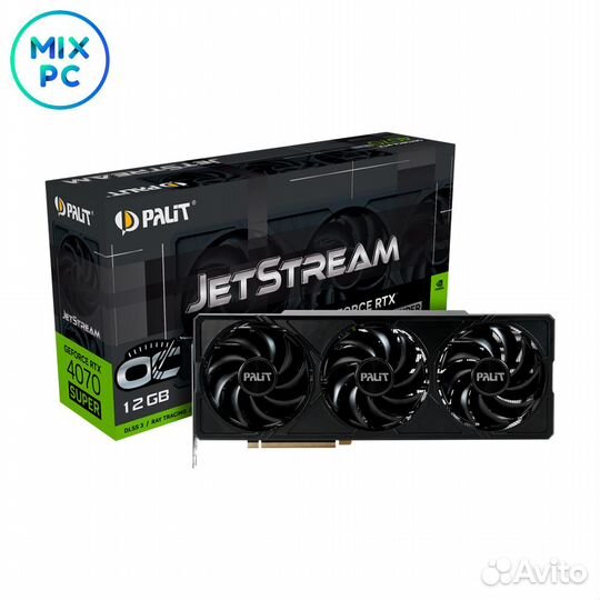 Видеокарта RTX4070 Super 12Gb Palit jetstream OC NED407ST19K9-1043J