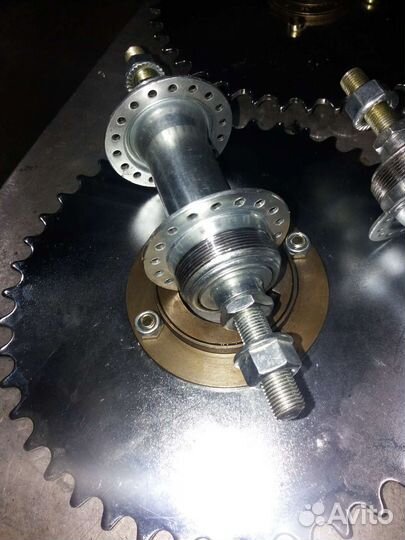 Звезда с муфтой и втулка заднего колеса