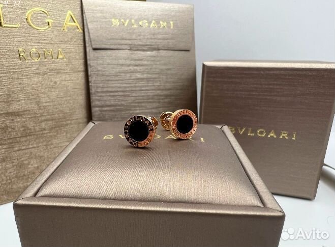 Пусеты Bvlgari (золото 18 К)