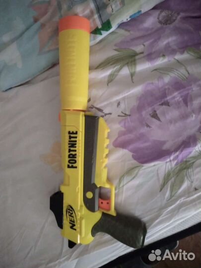 Пистолет нерф фортнайт