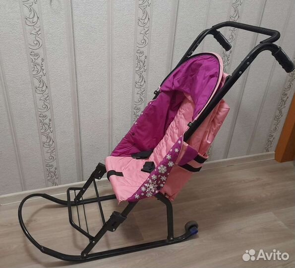 Детские санки коляска бу