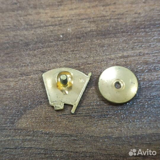 Советский Значок влксм Ленин На Винте Тяжёлый СССР