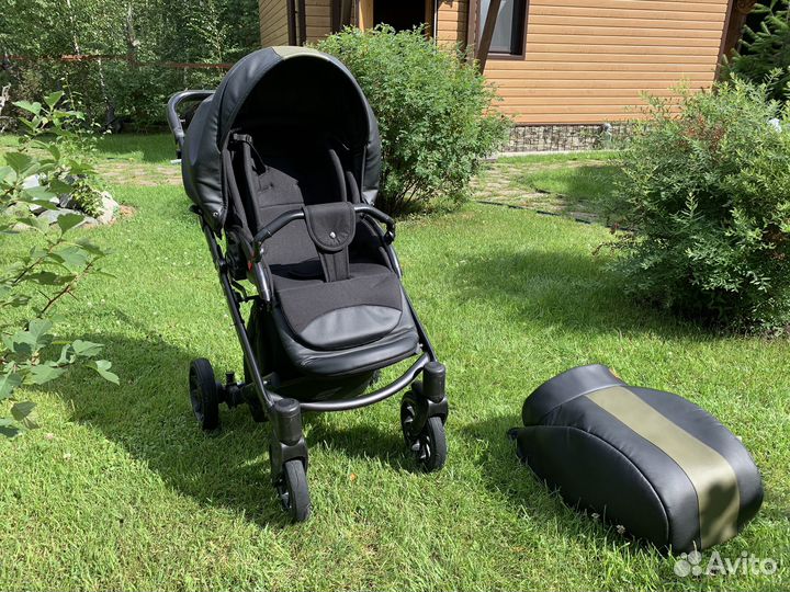 Детская коляска Anex 2в1 (кожа)