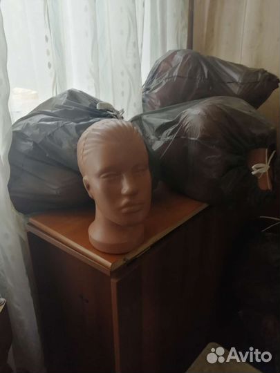 Манекен голова для шапок