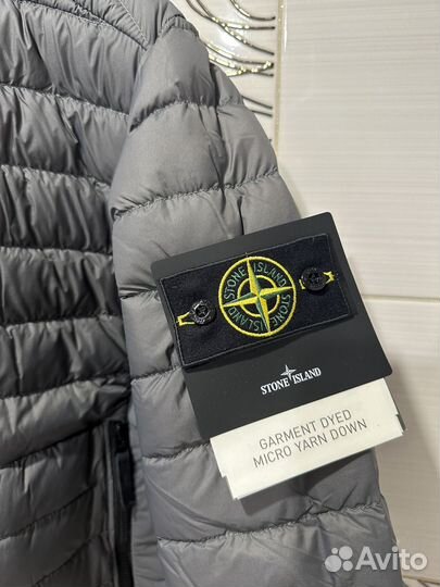 Stone island микропуховик micro yarn down оригинал