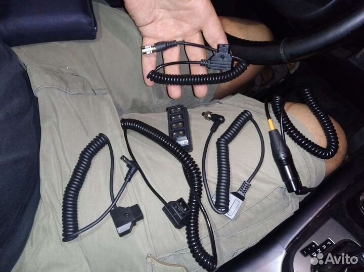 Кабели для питания в ассортименте D-tap/Hirose/Dc