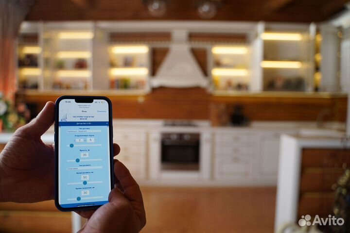 Умная система подсветки кухни собственного произво