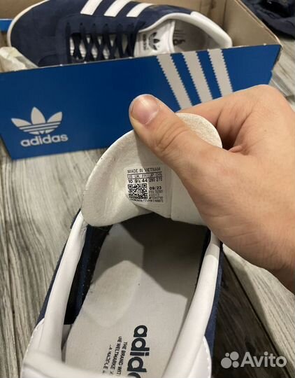 Adidas Gazelle весенние синие