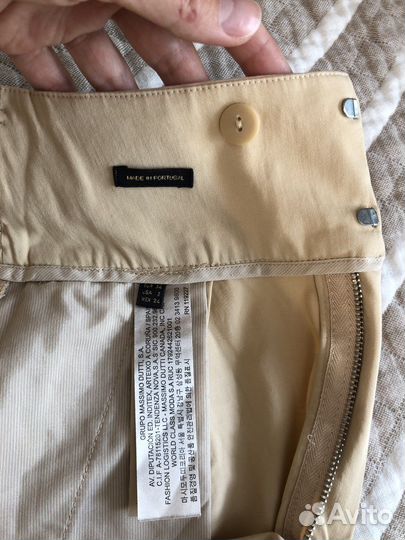 Брюки хлопковые Massimo Dutti