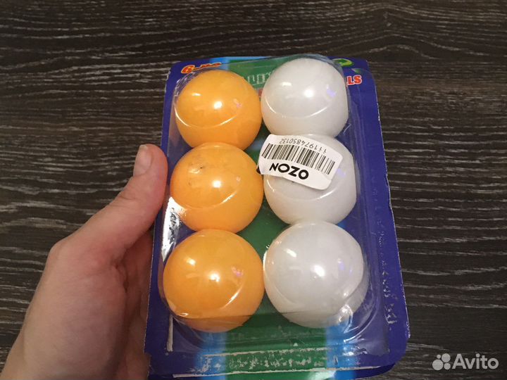 Шарики для настольного тенниса
