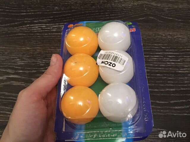 Шарики для настольного тенниса