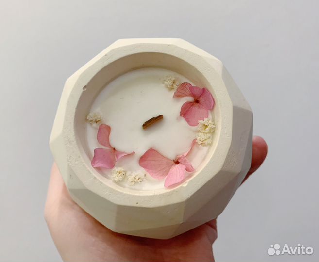 Свеча ароматическая Розовое шампанское