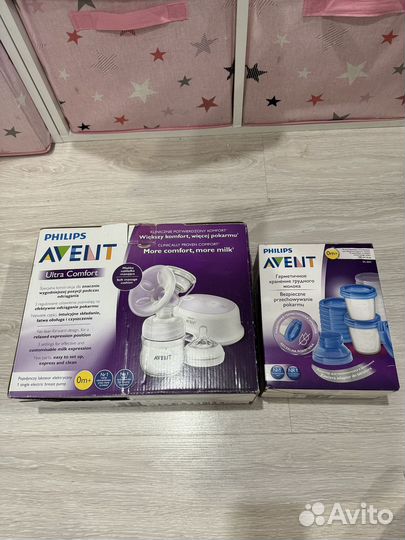 Молокоотсос avent электрический