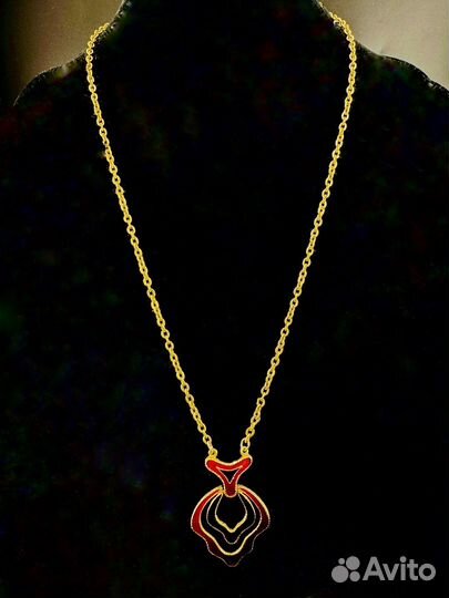 Винтажный кулон Avon США эмаль