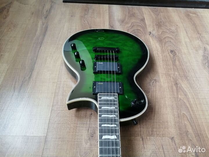 ESP LTD Eclipse Deluxe EC-1000 See Thru Green