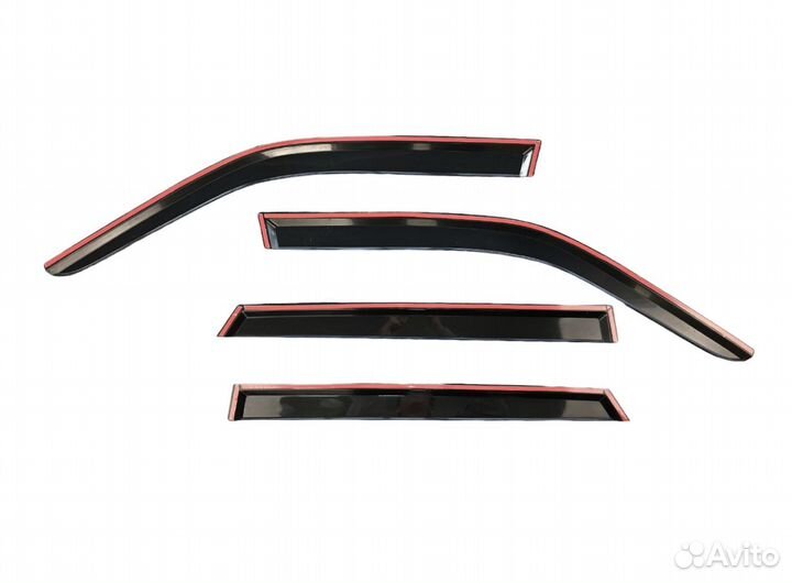 Дефлекторы окон 2110(12), Приора 4шт