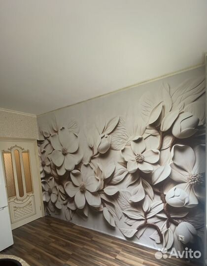 Услуги поклейка обоев