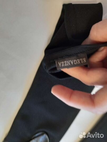 Перчатки кожаные новые eleganzza италия