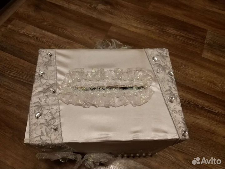 Коробка для сбора конвертов(свадебная) самодельная