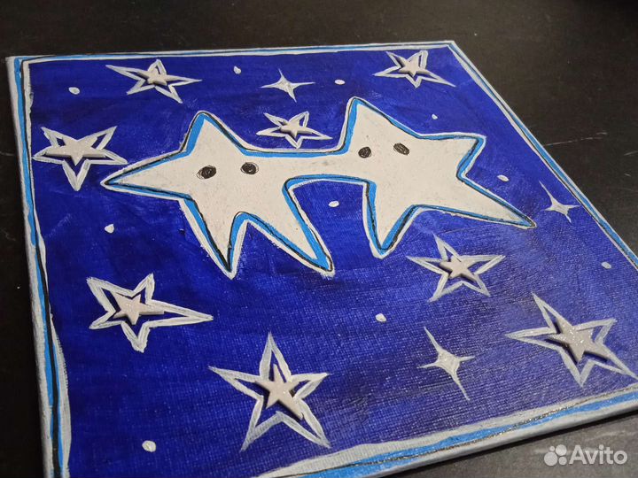 Картина акрилом на холсте