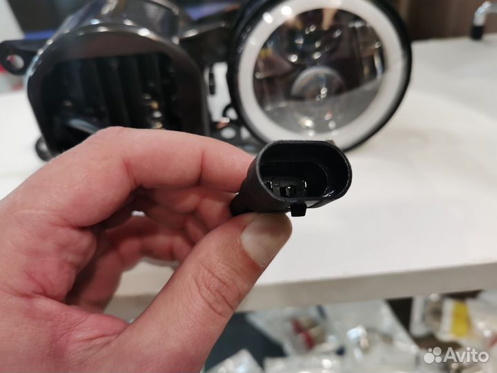 Противотуманки Land Rover LED +Дхо 120w