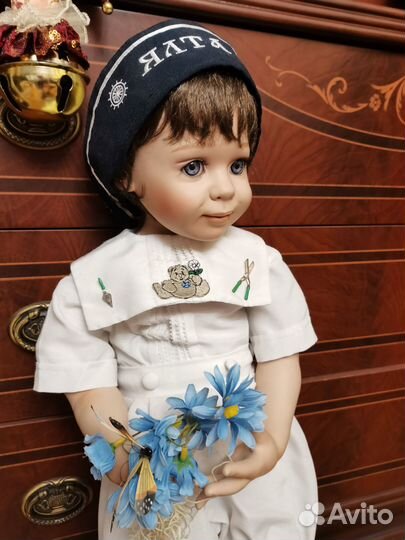 Кукла фарфор Люк от Donna Rubert. ooak