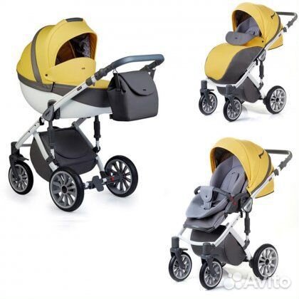Коляска anex sport 2 в 1, прогулка Geoby в подарок