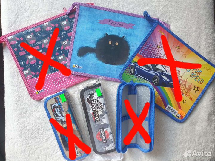 Фломастеры,пеналы,папки для тетрадей,обложки