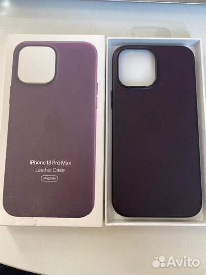 Чехол Apple для iPhone 13 Pro Max Leather MagSafe