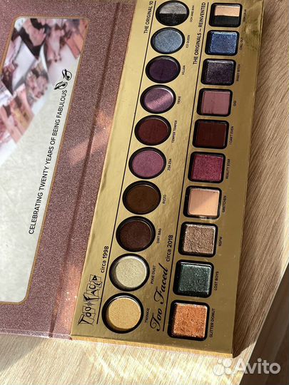 Палетка теней Too faced