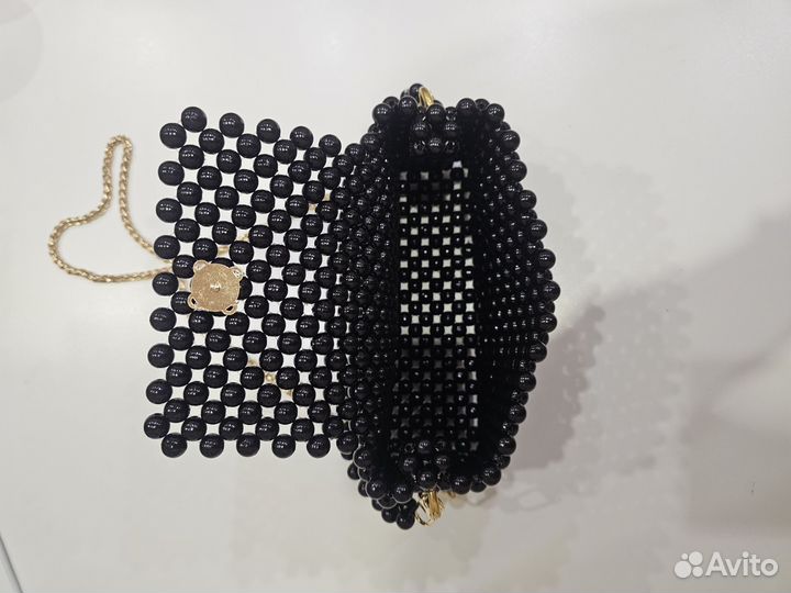 Сумка из бусин новая