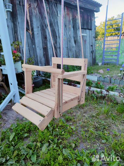 Уличные подвесные детские качели