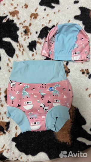 Трусики и шапочка для плавания splash about