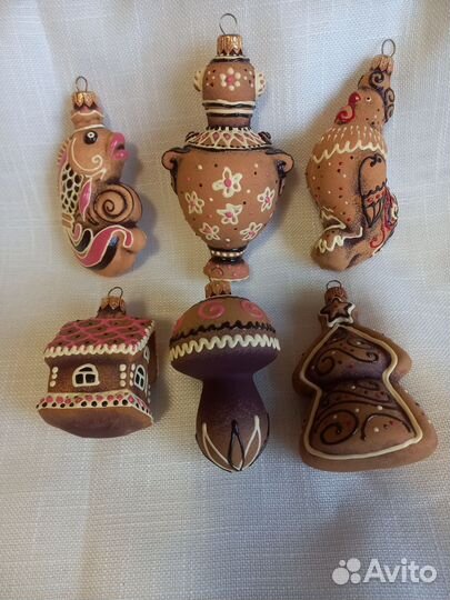 Елочные игрушки ариель пряничная коллекция