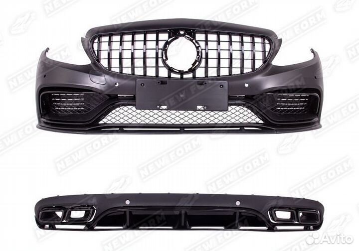 Обвес 63 AMG Edition Mercedes C-class W205 Coupe