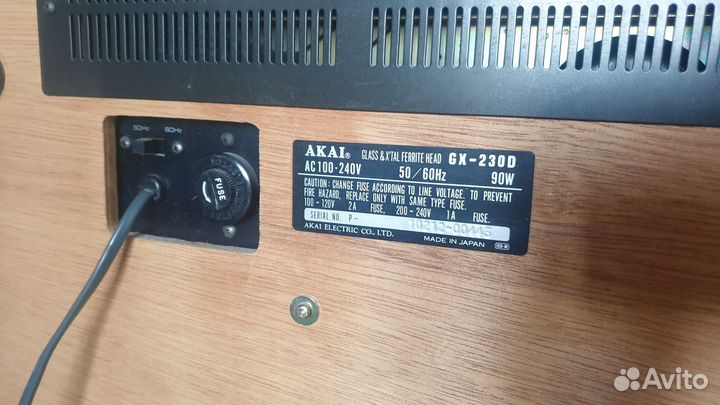 Катушечный магнитофон akai GX-230D