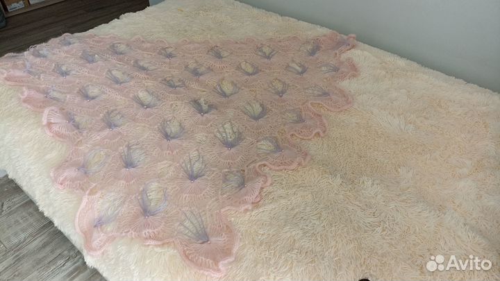 Шаль ажурная