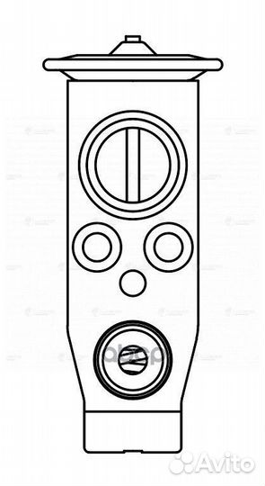 Клапан расш. кондиционера (трв) для а/м Skoda O
