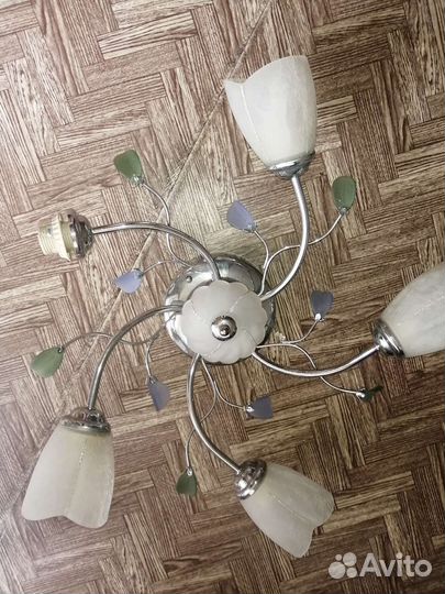 Люстра потолочная бу