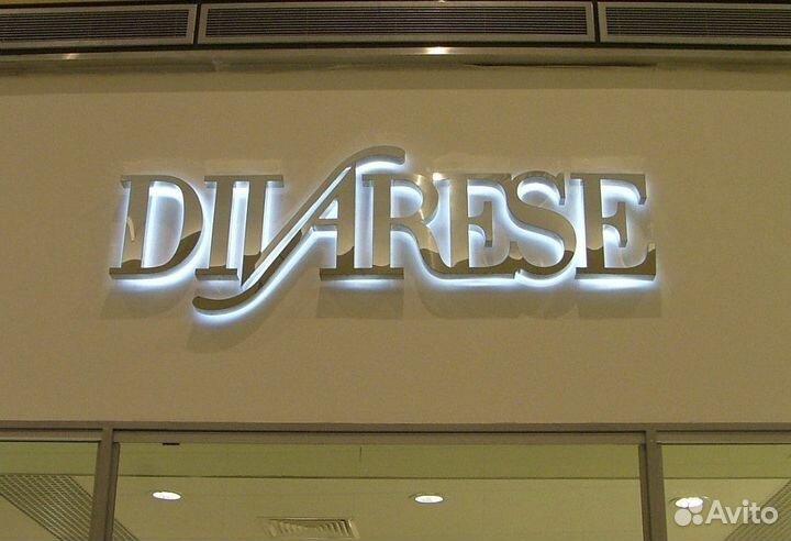 Буквы световые