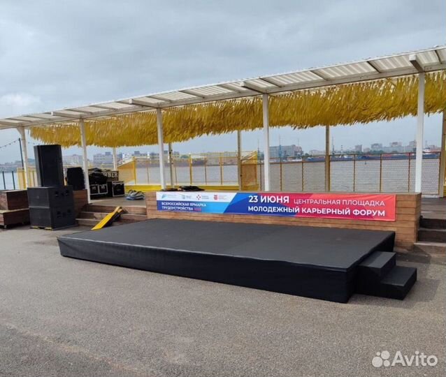 Аренда сцены, подиумов, лед экрана