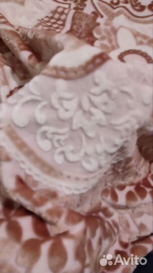 Покрывало, плед, велсофт, 3D эффект