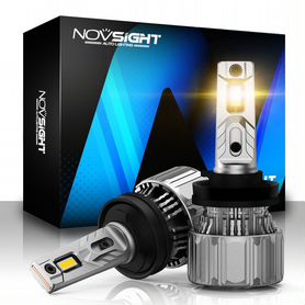 LED лампы Novsight N50Y 3000k, 15000Lm, 2шт - H8/H