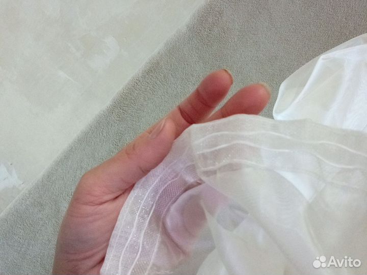 Тюль. Цвет крем 3,20м