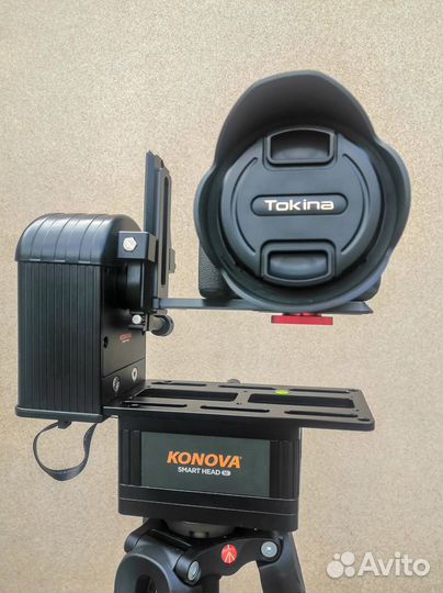 Моторизованный слайдер-кран с панорамной головой