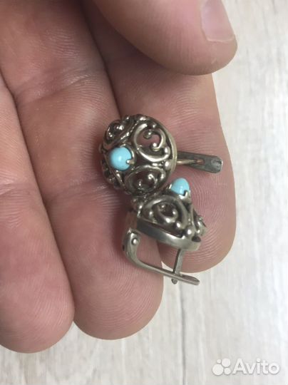 Винтажные серьги СССР