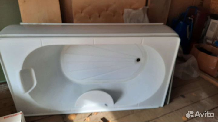 Ванная от душевой кабины с экраном бу, 155х86