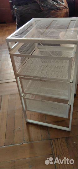 Этажерка металлическая IKEA Леннарт тумба