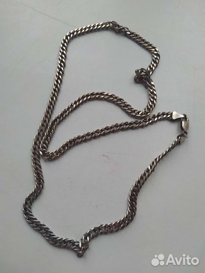 Цепь Серебро с позолотой