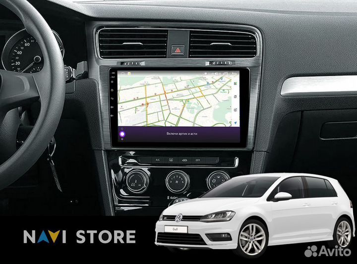 Магнитола для Volkswagen Golf 7 2012-2020 2/32Gb